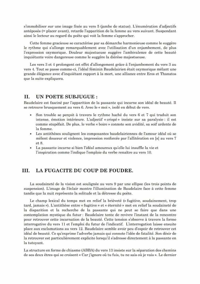 
<p>Le poème intitulé « À une passante » fait partie de la section des Fleurs du mal appelée « tableaux parisiens », où Baudelaire évoque la
