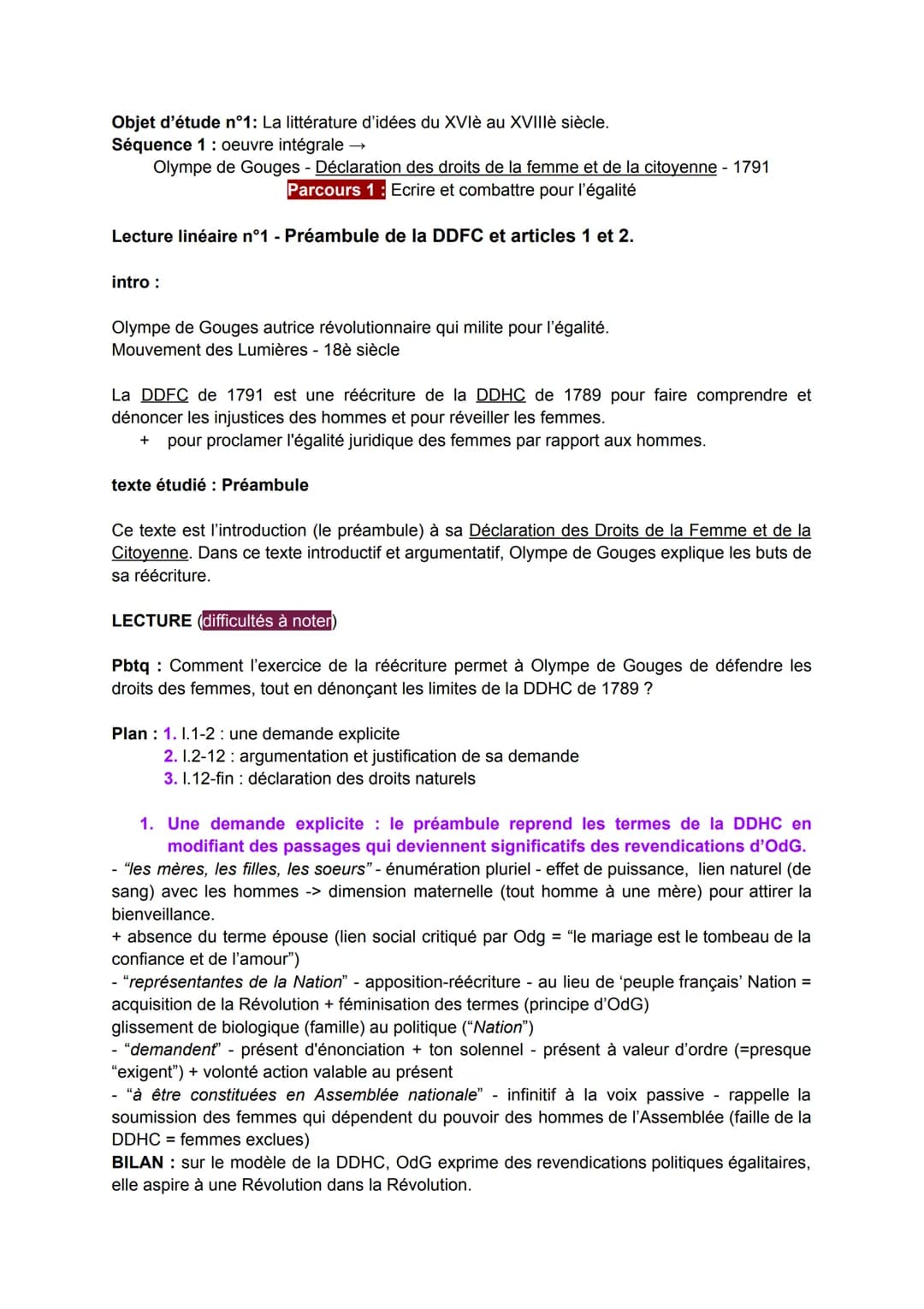 
<h2 id="introduction">Introduction</h2>
<p>Olympe de Gouges, autrice révolutionnaire du mouvement des Lumières au 18ème siècle, a réécrit l