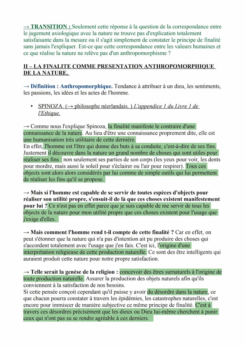 CHAPITRE 7: LA NATURE.
→ INTRODUCTION : La nature est le plus souvent considérée comme une réalité
indépendante de l'homme, c'est-à-dire bie