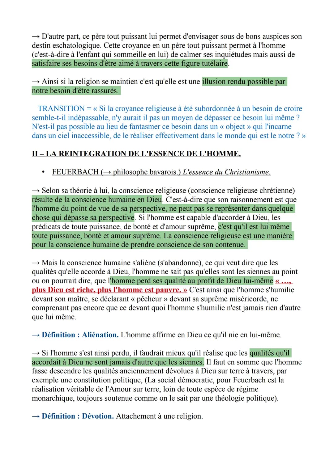 CHAPITRE 1 : La Religion.
→ INTRODUCTION. Le mot religion vient du latin << religare », qui signifie
<< relier >>. La philosophie comprend e