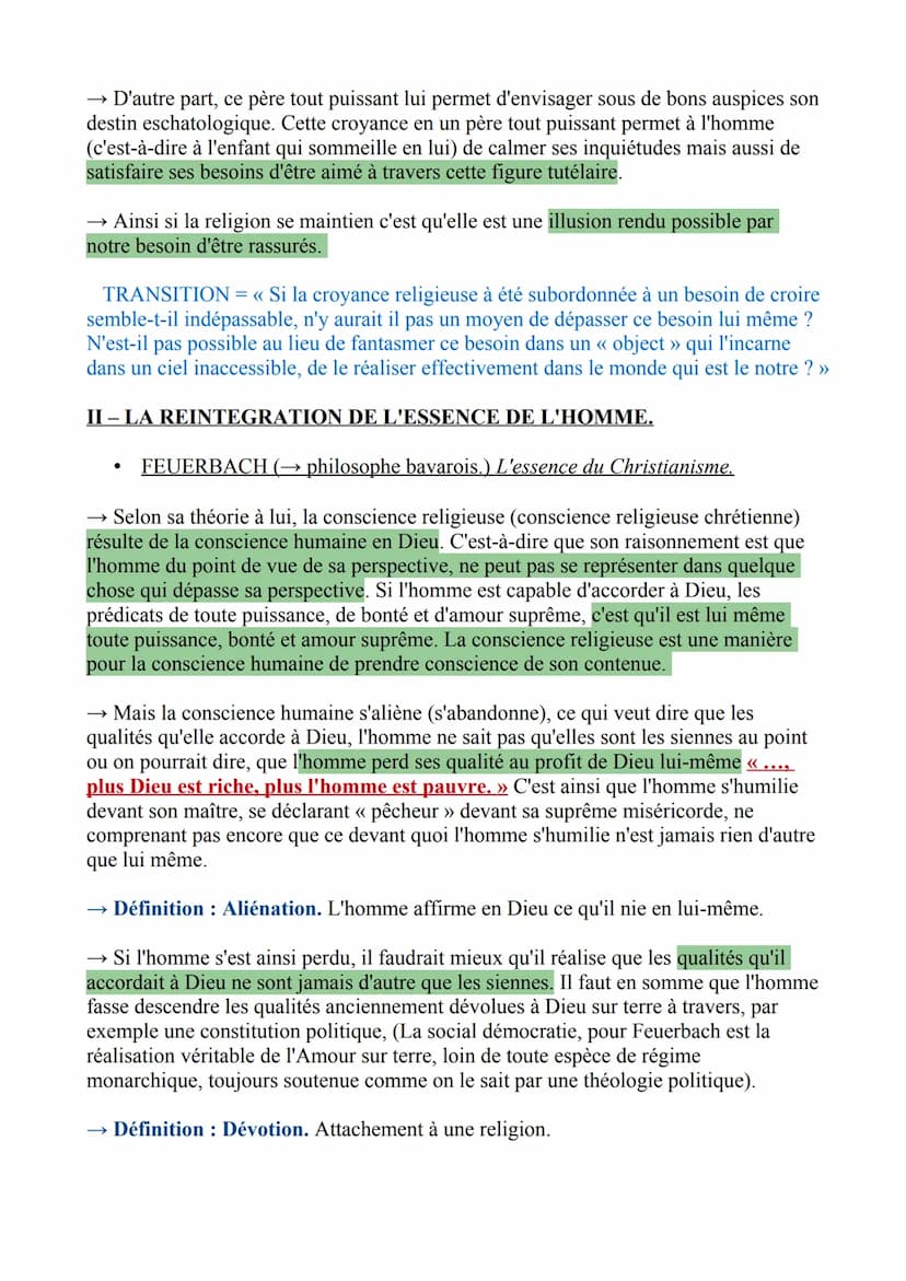 CHAPITRE 1 : La Religion.
→ INTRODUCTION. Le mot religion vient du latin << religare », qui signifie
<< relier >>. La philosophie comprend e
