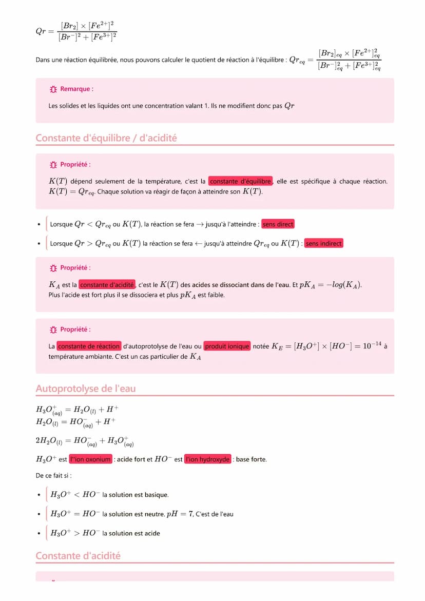 Acides et bases
Acides et bases
Acide:
D'après la théorie de Brönsted: espèce chimique capable de céder un proton H+.
Les H+ pouvant se sépa