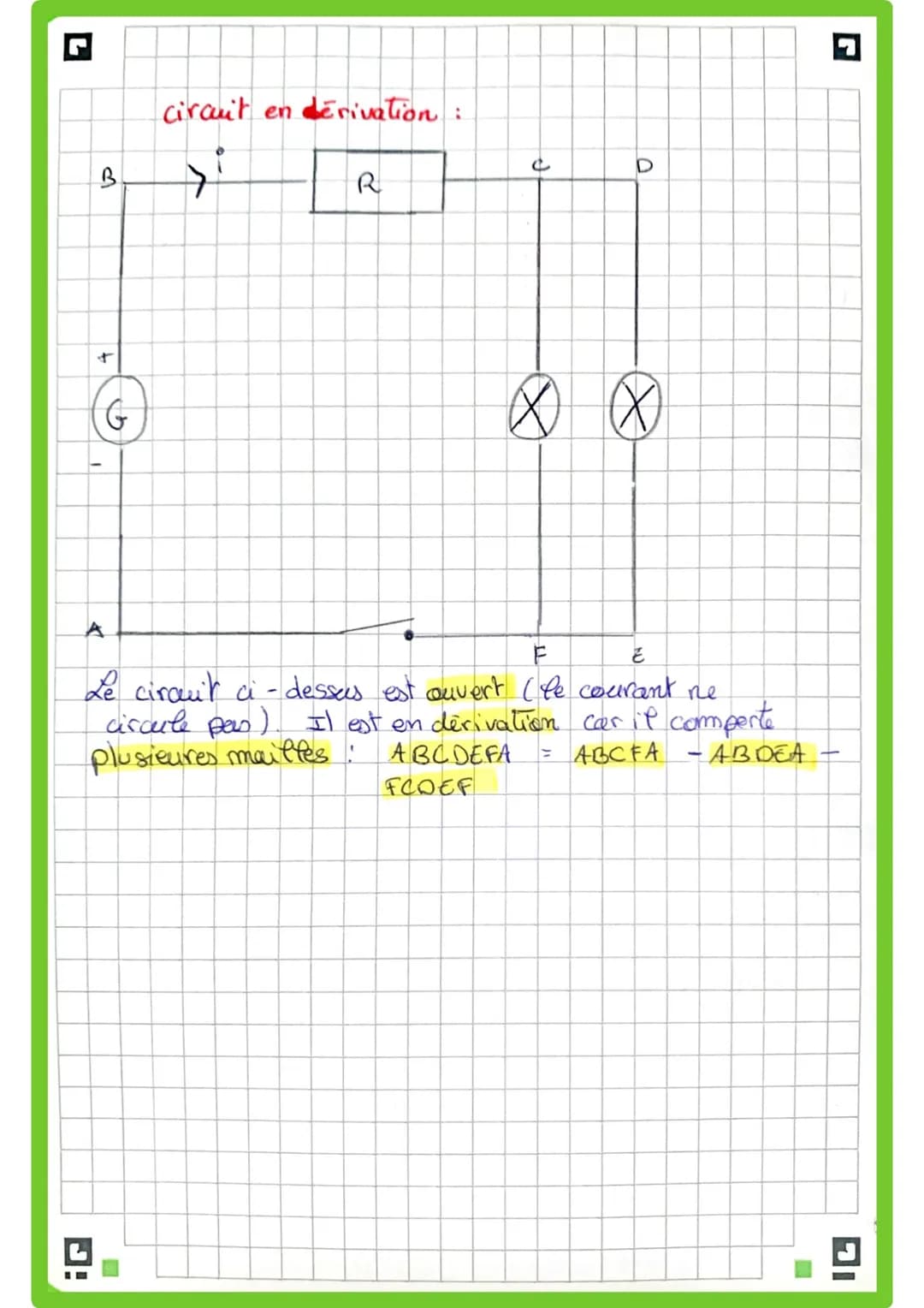 G
Physique Chimic
Un circuit electrique est constitué de dipôles relie
entre eun par des fils de connexions
diraut en série:
B
+
G
R
xes aro