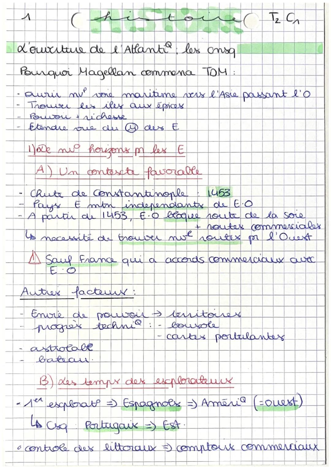 A
t
L'ovixiture de l'Atlanti, les ensg
Pourquoi Magellan commena TOM:
- auris nu voie maritime vers l'Asie passant l'o
- Trouver les iles au
