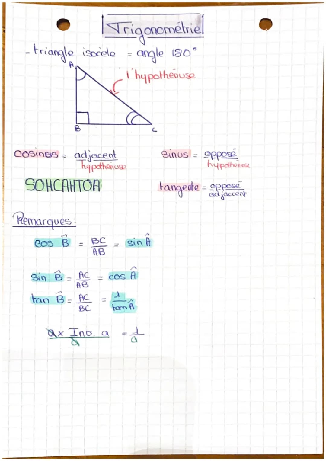 Trigonométrie 