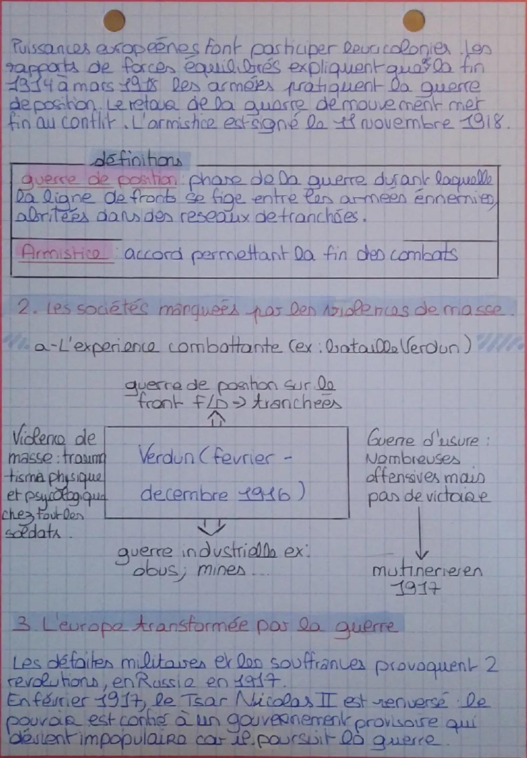 # Histoira

1/2

# La première guerre mondiale

La première guerre mondiale commence début août 1914. L'armistice est signée entre la France