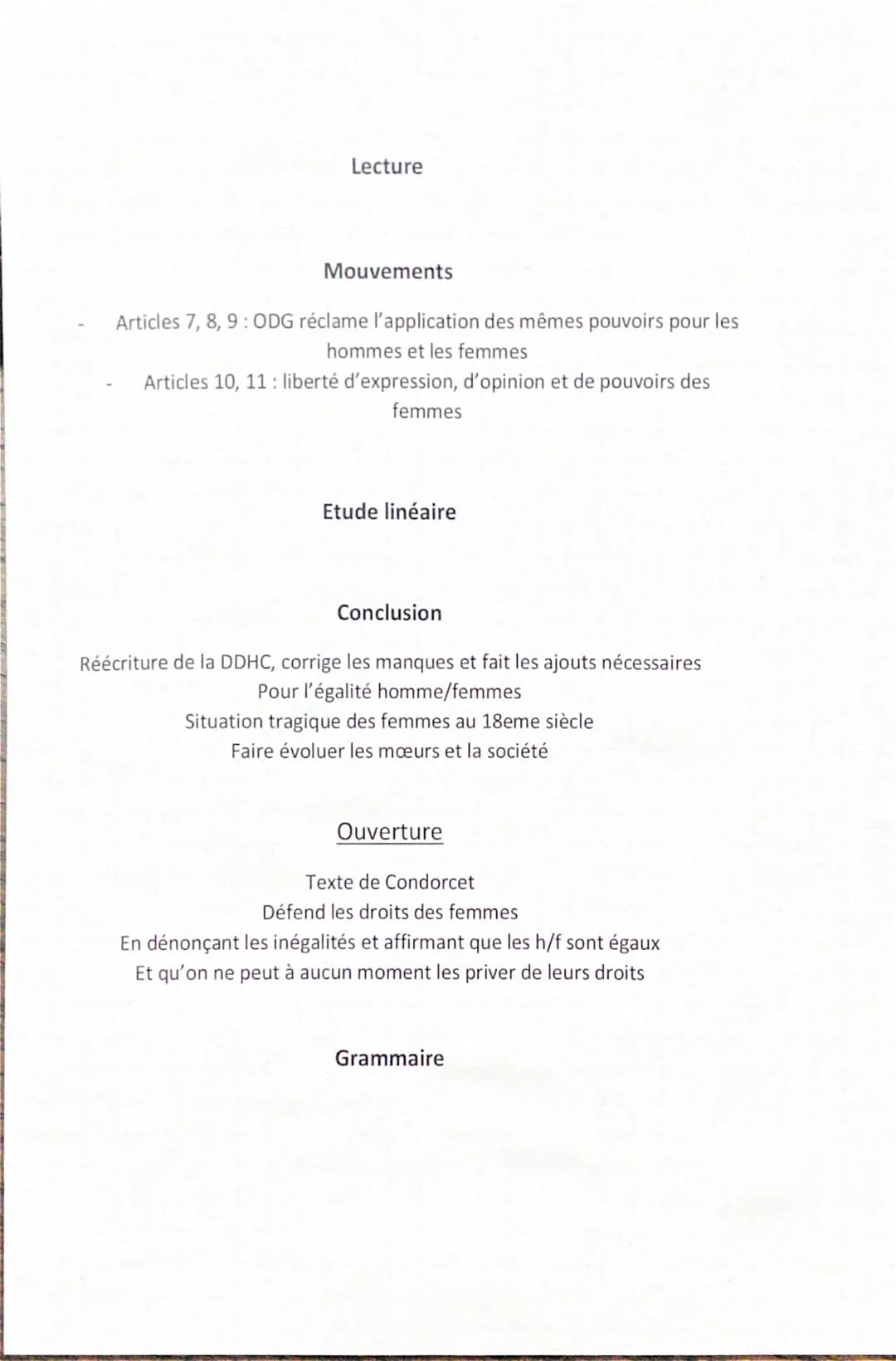 Texte 2- Articles VII à XI
Introduction
Présentation auteur
Olympe de Gouges
Héroïne révolutionnaire
Une des premières féministes françaises