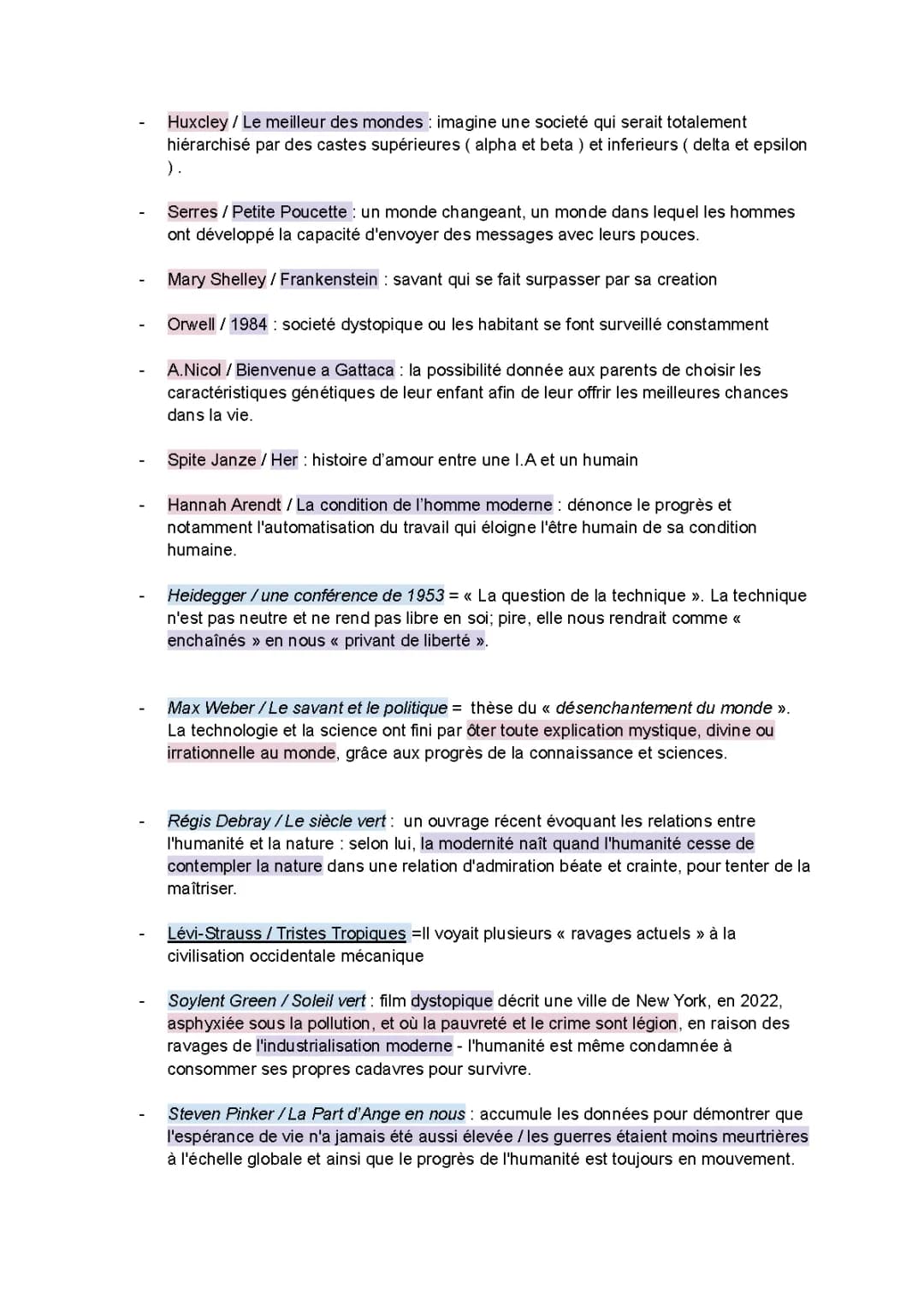HLP L’HUMAIN ET SES LIMITES RÉFÉRENCES 