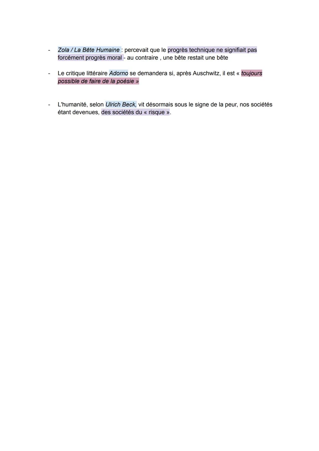 Huxcley / Le meilleur des mondes: imagine une societé qui serait totalement
hiérarchisé par des castes supérieures (alpha et beta) et inferi