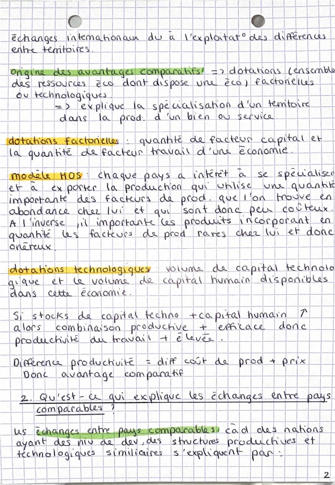 ses
quels sont les fondements
du commerce international et
de l' internationalisation
de la production?
chap s
I Quels sont les déterminants
