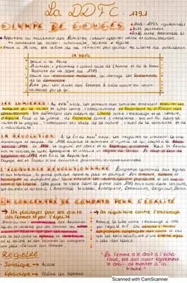 Know "Déclaration des droits de la femme et de la citoyenne" - Olympe de Gouges + parcours associé "Ecrire et combattre pour l’égalité" thumbnail