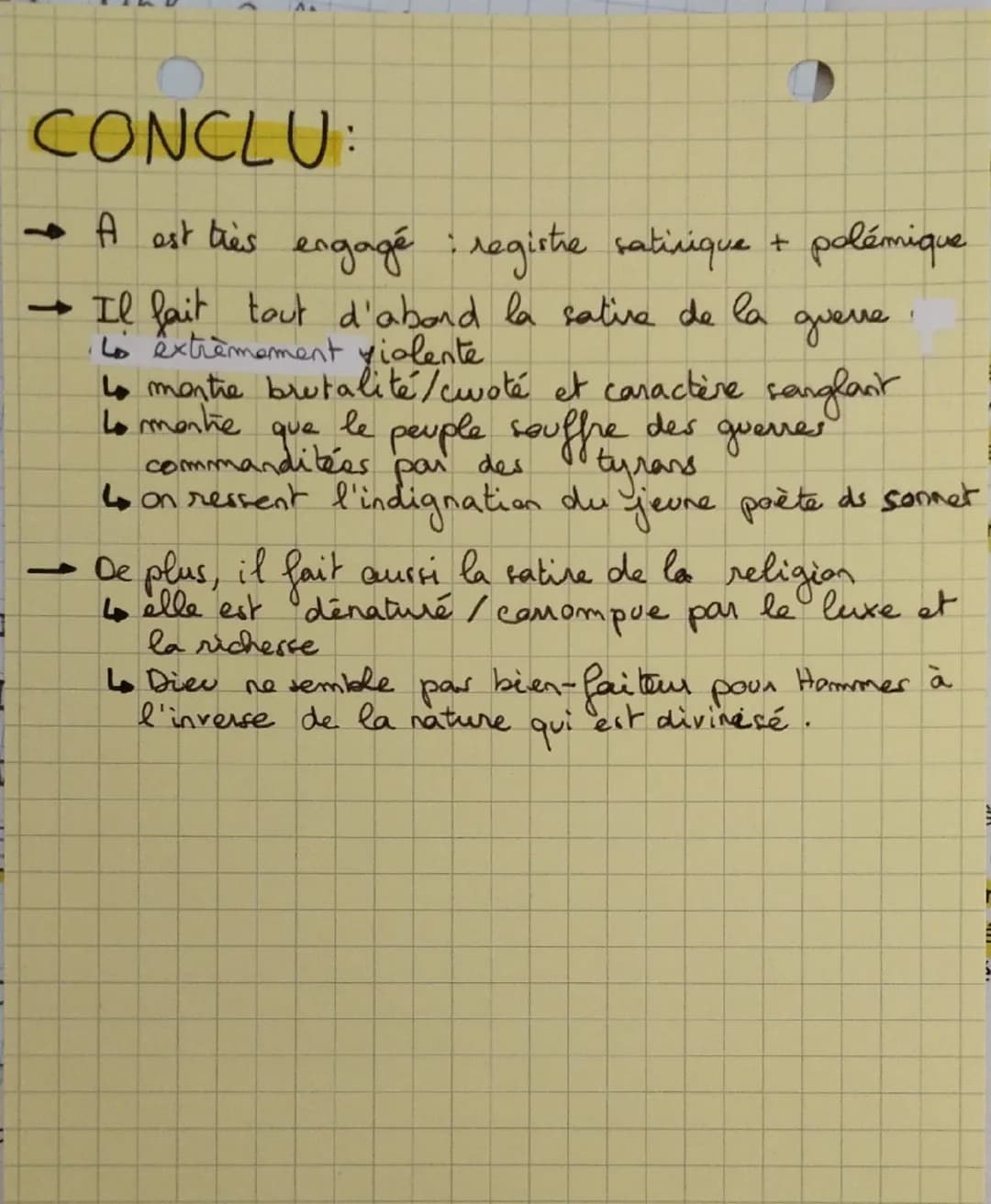 Objet d'étude n°3 : « Le mal» extrait des Cahiers de Douai d'Arthur
Rimbaud, 1919.
Tandis que les crachats rouges de la mitraille
Sifflent t