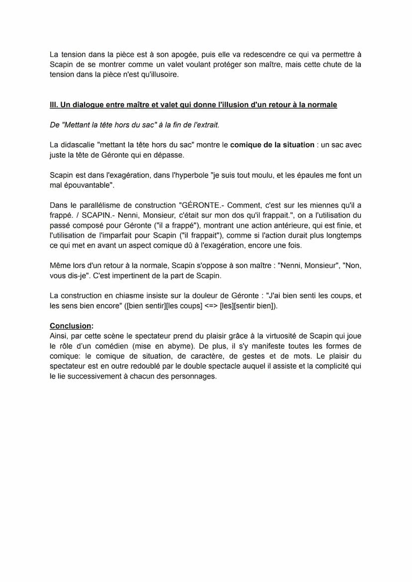 << Les fourberies de Scapin » acte III, scène 2
Introduction:
La comédie << Les fourberies de Scapin »a été écrite par Molière, comédien et 