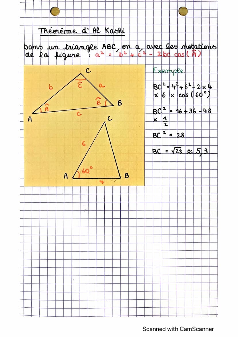Le produit scalaire
Soit AB et AC deux vecteurs.
an appelle produit scolaire
de AB par AC noté AB. AC
le nombre réel défini par
AB. AC
Propr