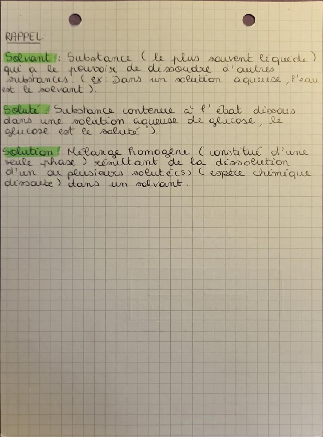 - PHY-CHI

Facteur de dilution

Dilution procédé consistant à obtenir une
solution de concentration inferieure à celle de
départ par ajout d