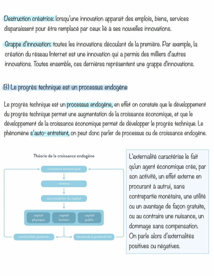 Chapitre 1: Quel sont les sources et défis
de la croissance économique Les définitions :
Croissance économique: l'augmentation de la product