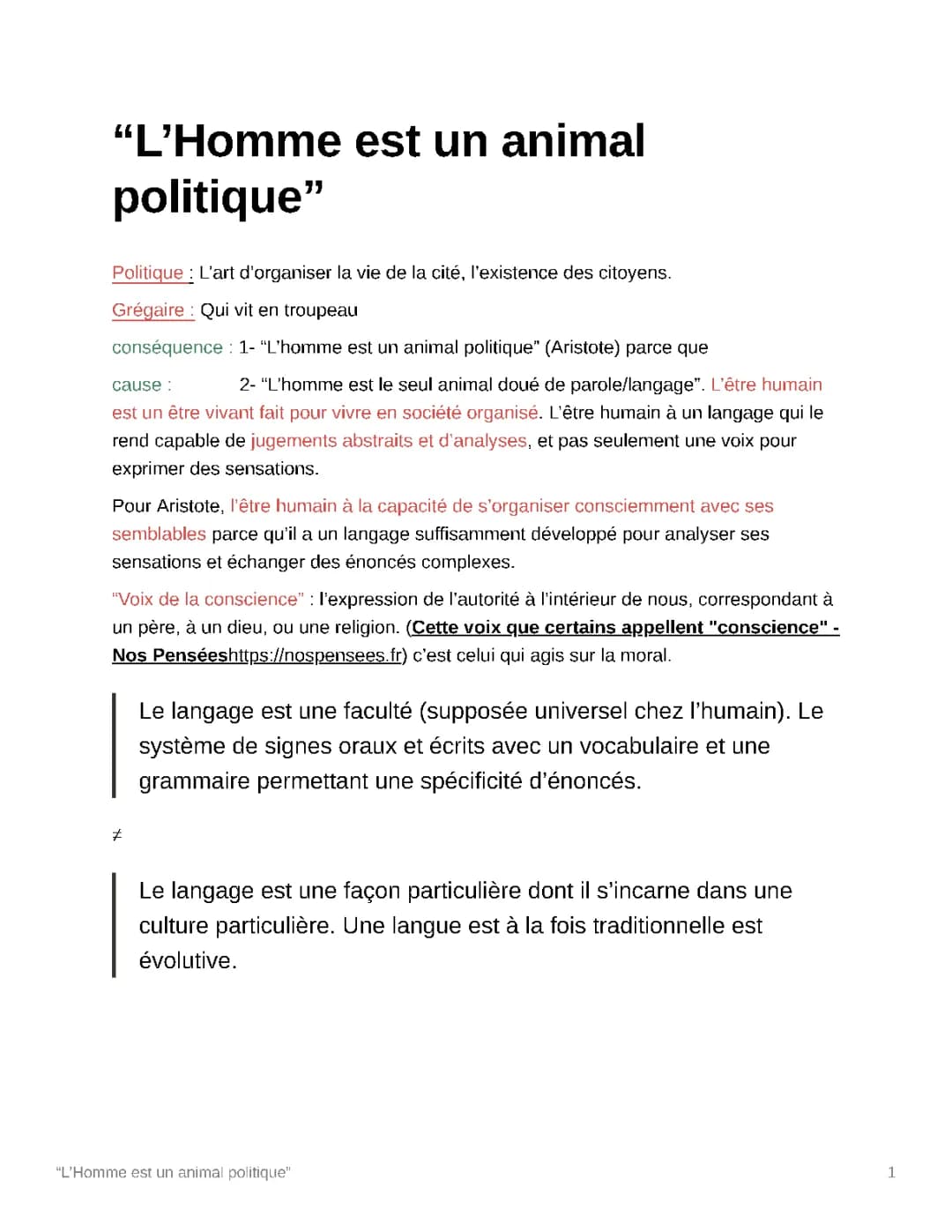 Aristote et le langage: Tout sur 'La Politique' et l'origine du langage