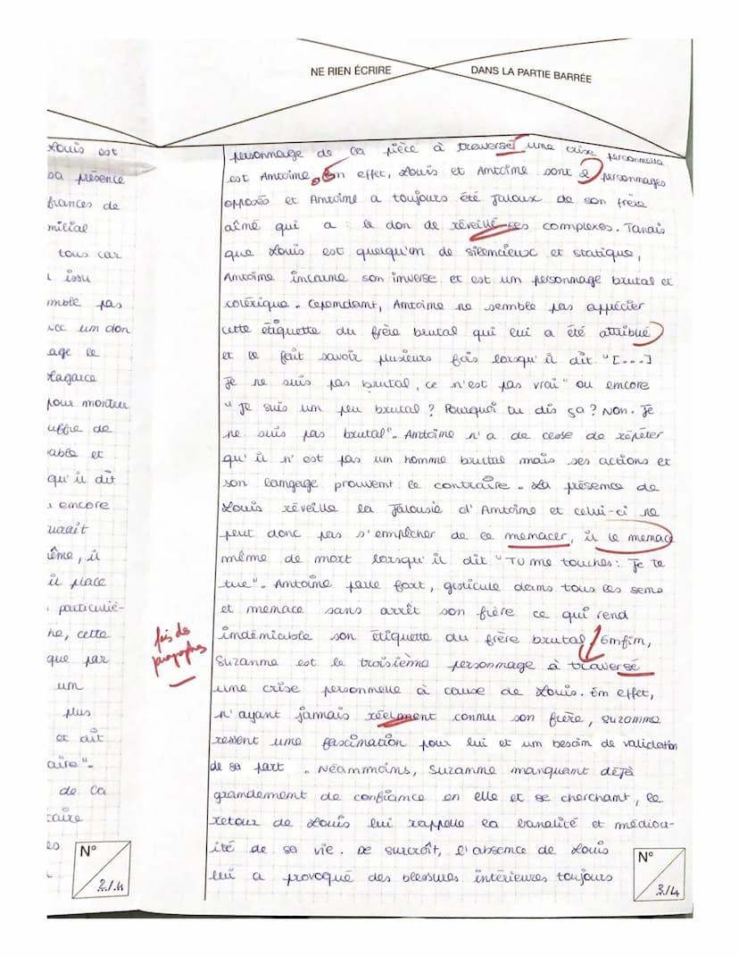 DANS CE CADRE
NE RIEN ÉGIRE
Académie
Examen ou Concours :
Spécialité/option
Épreuve/sous-épreuve
de
Né(e) le :
Examen ou concours
Spécialité