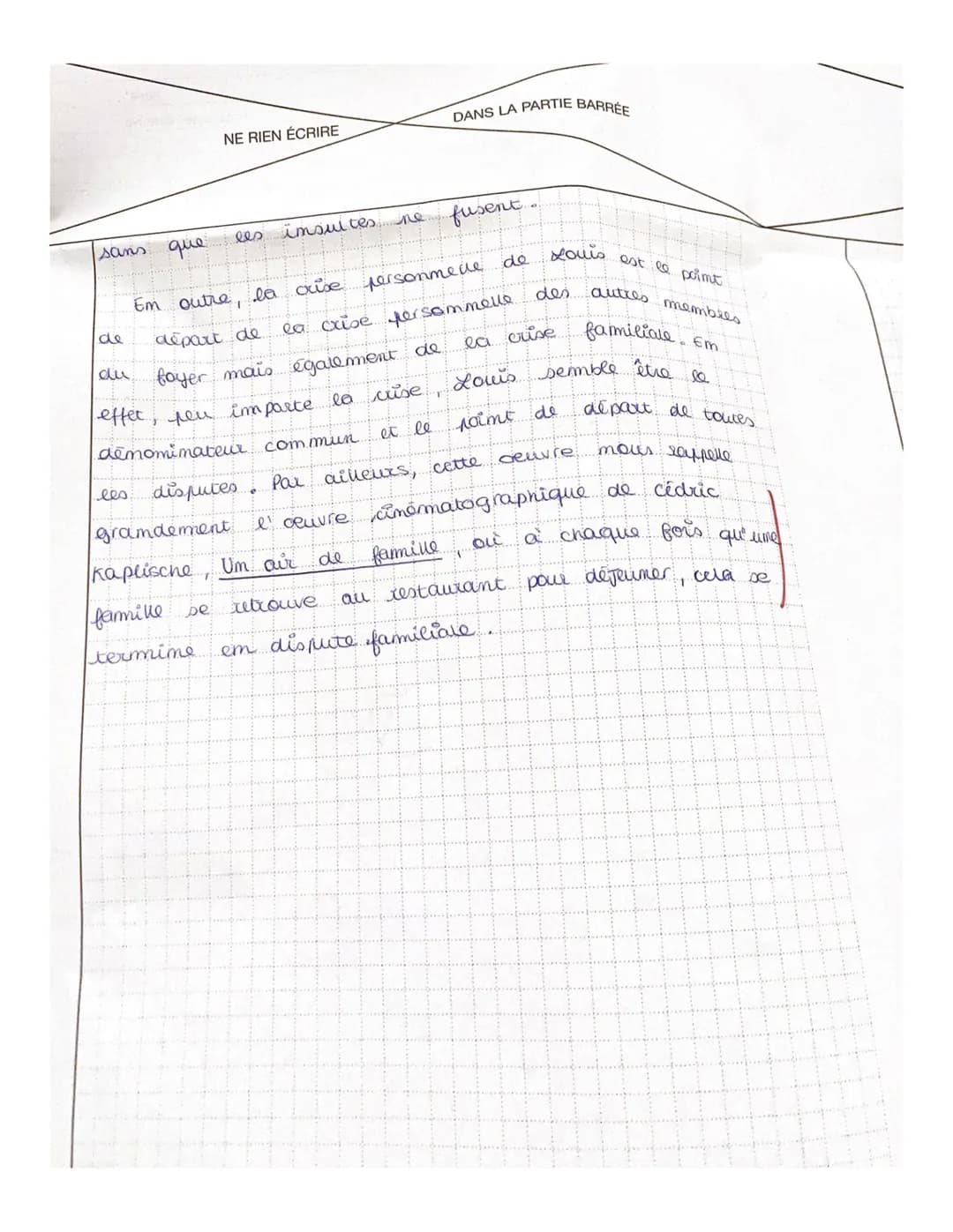 DANS CE CADRE
NE RIEN ÉGIRE
Académie
Examen ou Concours :
Spécialité/option
Épreuve/sous-épreuve
de
Né(e) le :
Examen ou concours
Spécialité