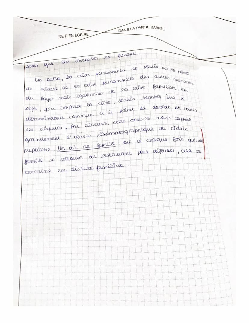 DANS CE CADRE
NE RIEN ÉGIRE
Académie
Examen ou Concours :
Spécialité/option
Épreuve/sous-épreuve
de
Né(e) le :
Examen ou concours
Spécialité
