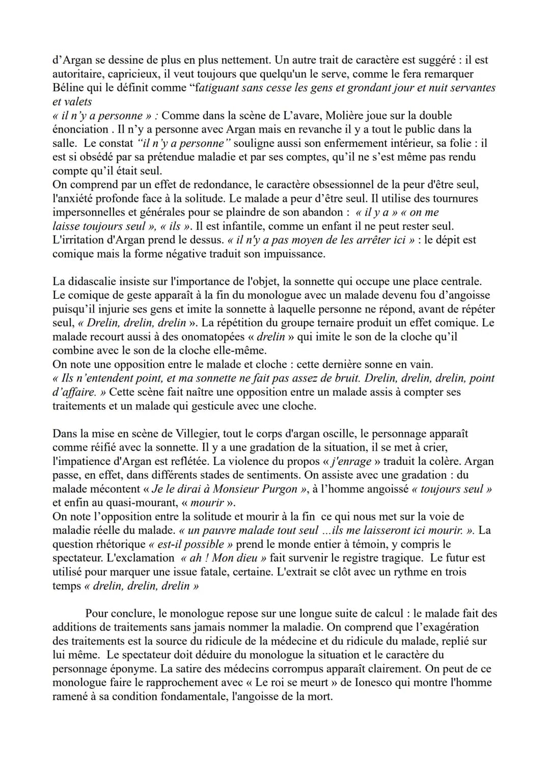 Analyse Linéaire Le Malade Imaginaire Acte 1 Scène 1 Explication simple: Le Malade Imaginaire Acte 1 Scène 1 Analyse