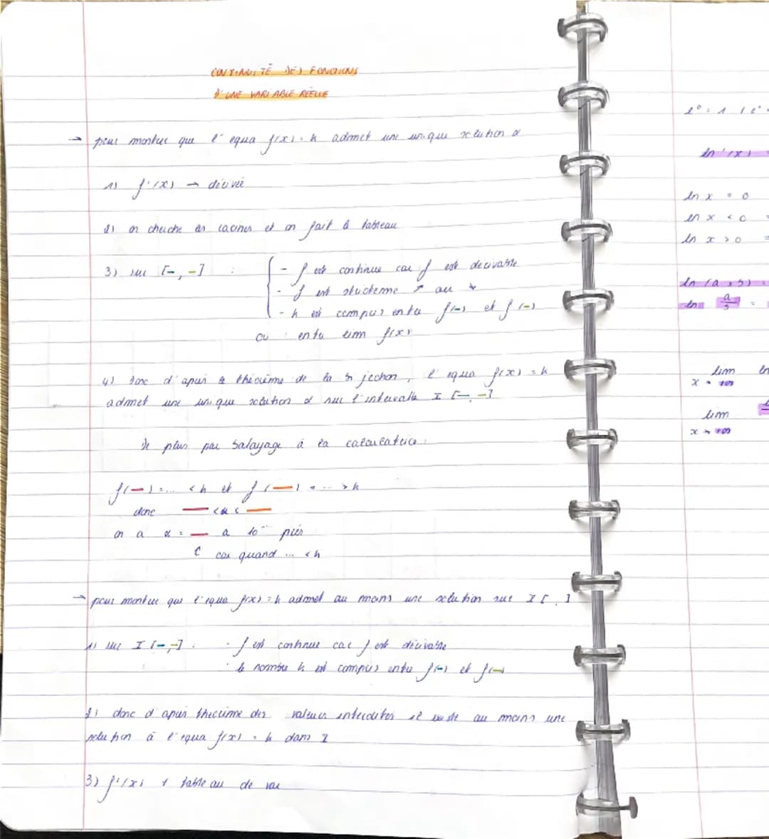 DERIVATION

$\{
\begin{array}{l} \text{f est dérivable en a } \implies \text{ taux d'accroissement } \frac{f(x) - f(a)}{x - a} \\ \text{adme