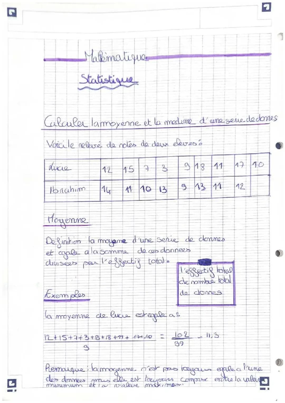Statistique 