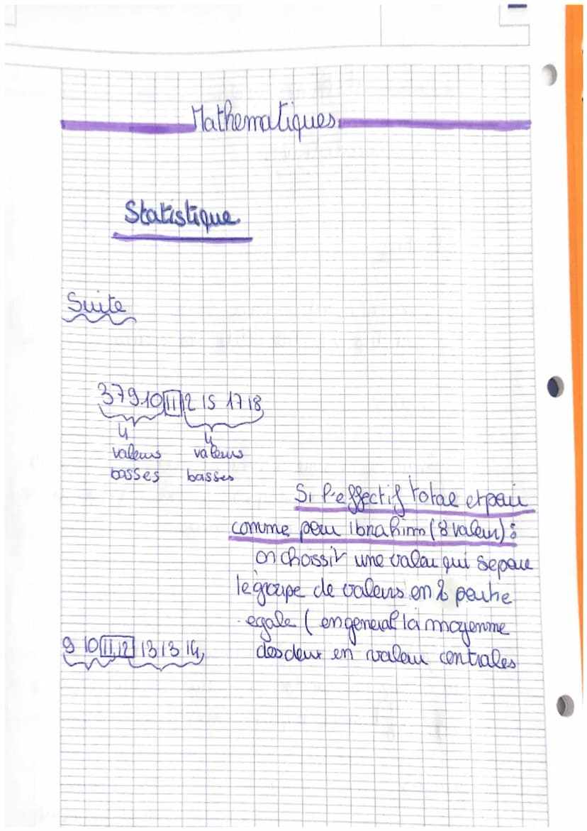 L
Mathematique
Statistique
Calculer lammoyenne et la medime d'une serie de dones
Voici le relevé de notes de deux eleves à
Lucie
Ibrahim
12

