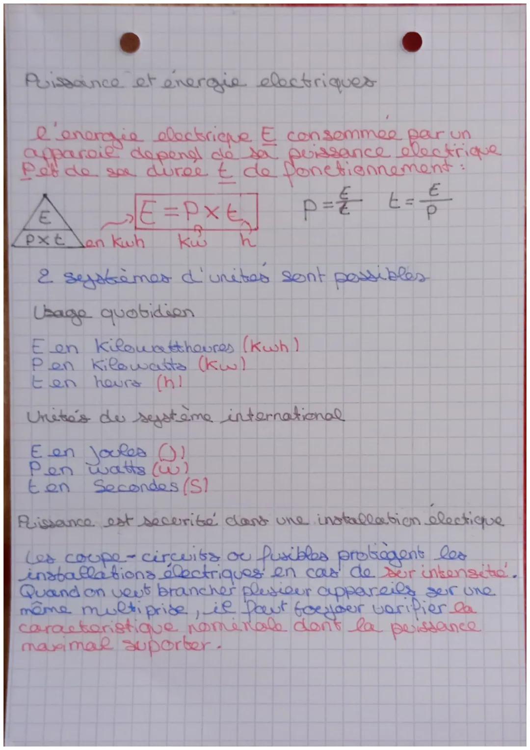 8
l'énergie et ses conversions
Puissance et energie
tablece des grandeur physique, ces symbole
de la grandeur Unibe et Sejmbole de l'unité
G