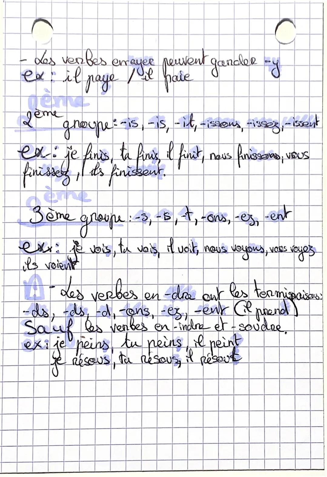 • français
Le présent de l'indicatif:
conjugaison et valeurs
8
A Rappel
лего
Jen noupe: Verbes
zony naupu:
однейре
07/10/2014
en -CR
Vorbes 