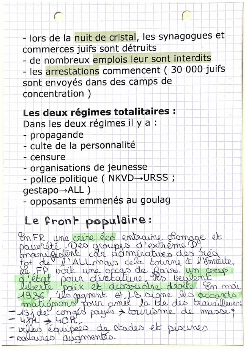 L'ENTRE DEUX GUERRES
La révolution russe :
Depuis la révolution russe en 1917, les
Bolcheviks mettent en place le communisme.
Ainsi, les ter