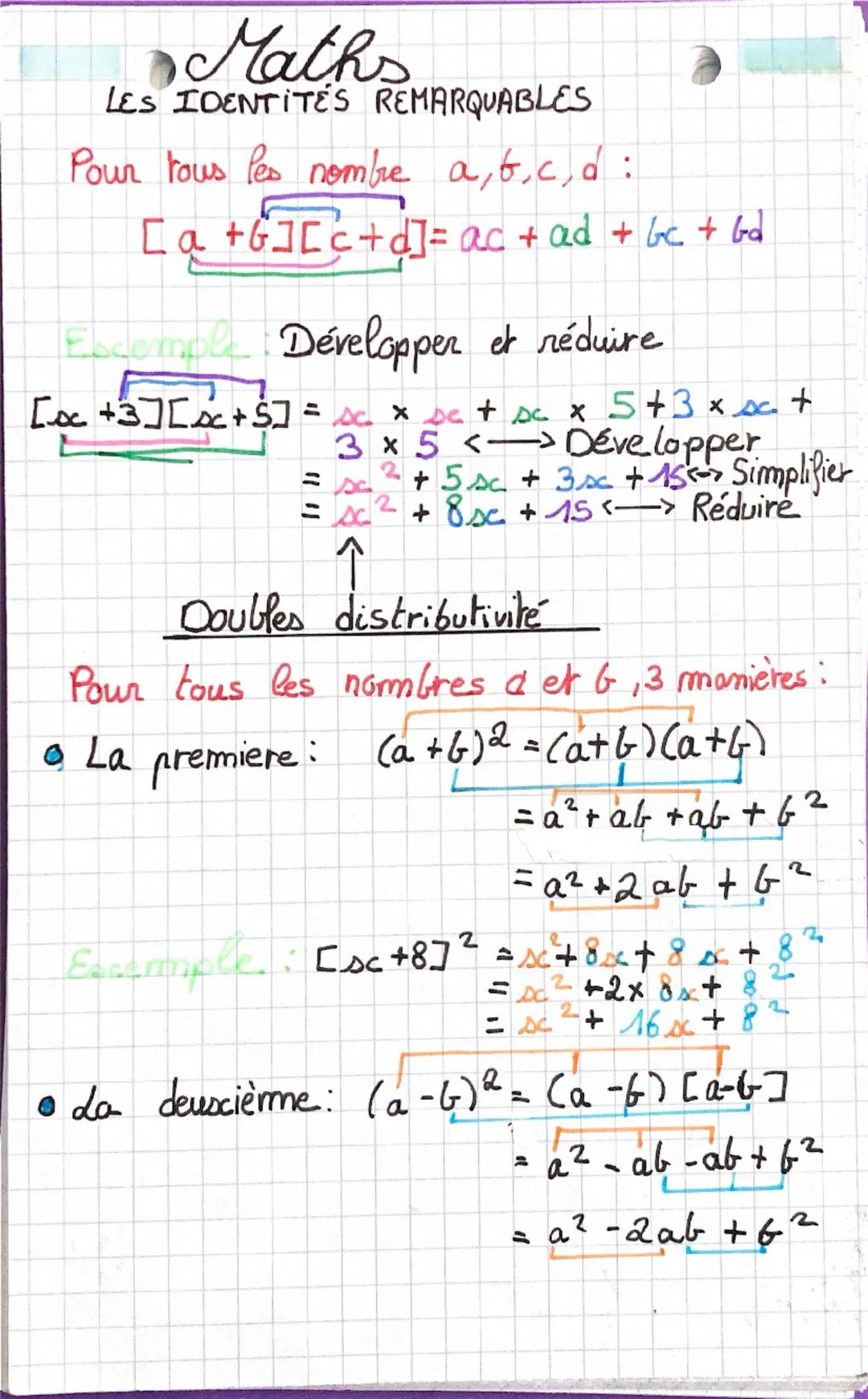 Identité remarquable 
