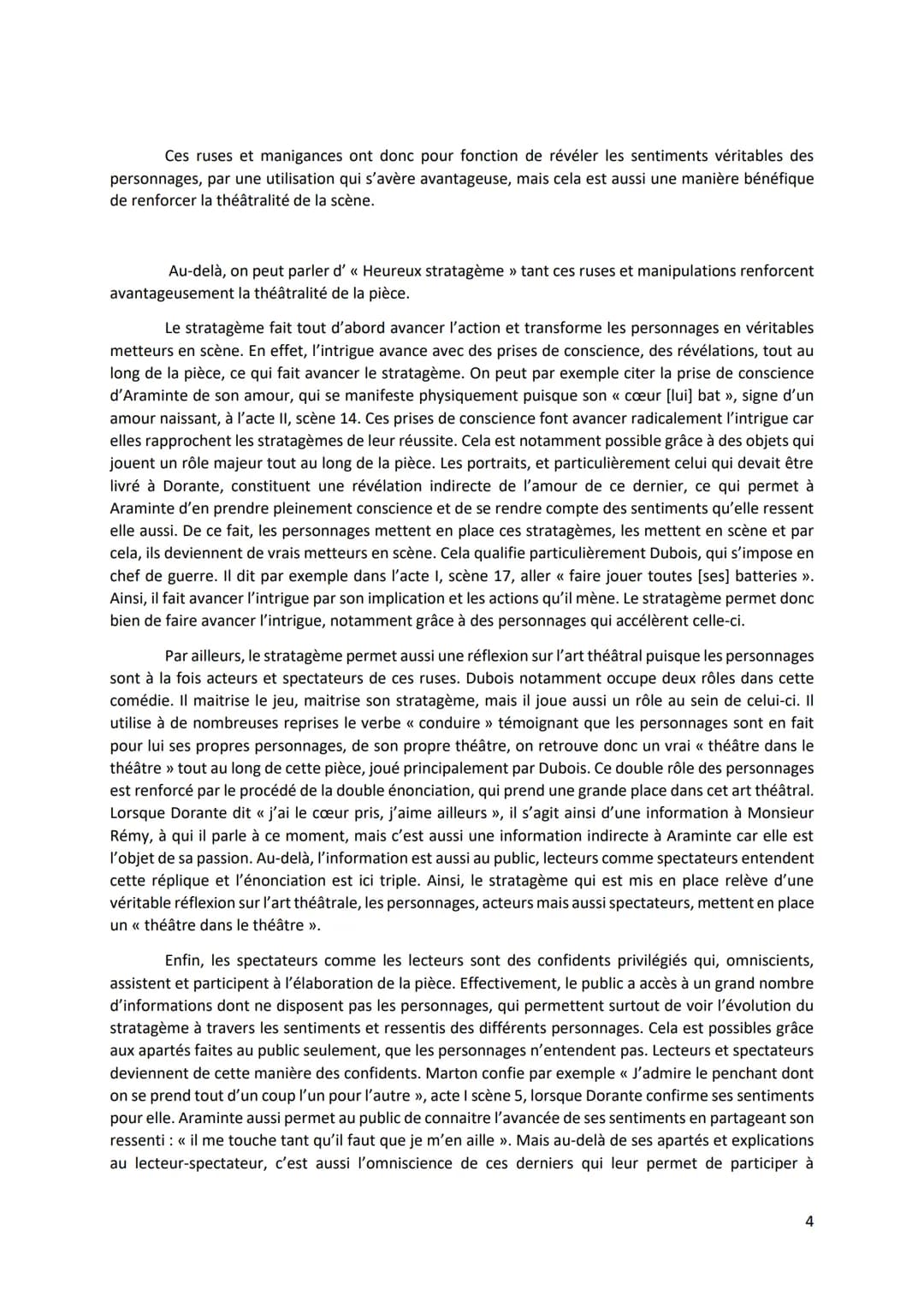 Ophélie Freton
Observation:
Dissertation théâtre Marivaux
1²4
A l'époque des Lumières, Voltaire, dans sa correspondance, reprochait à certai