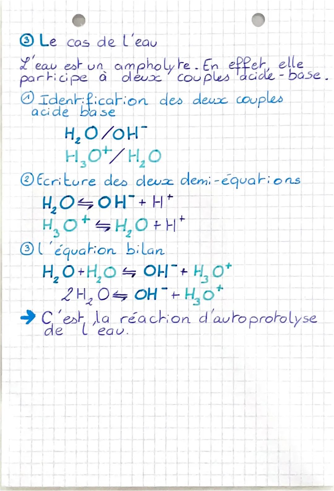 Physi QUE
~ChiMiE
Theme
Déterminer les composantes d'un système
chimique.
10
Chapirre 1
Acide et base selon Brönsted
Un acide et une base
La