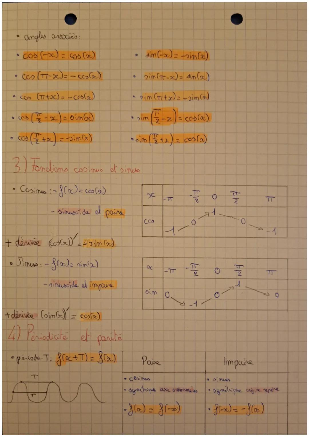 # Fonctions trigonométriques,

1) Le cercle trigonométrique

一个
direct

Vindiret

•L=Rx $\theta$ →udian

3

-dome M(cos(x); D/m(x))

01=1

L