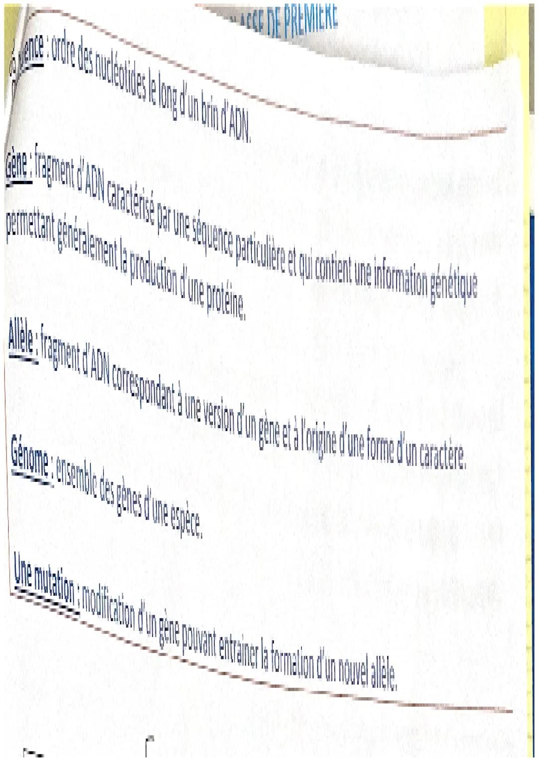 RAPPELS DE SVT POUR LA CLASSE DE PREMIERE
LA TERRE, LA VIE ET L'ORGANISATION DU VIVANT
Êtres vivants et monde inerte sont constitués, en pro