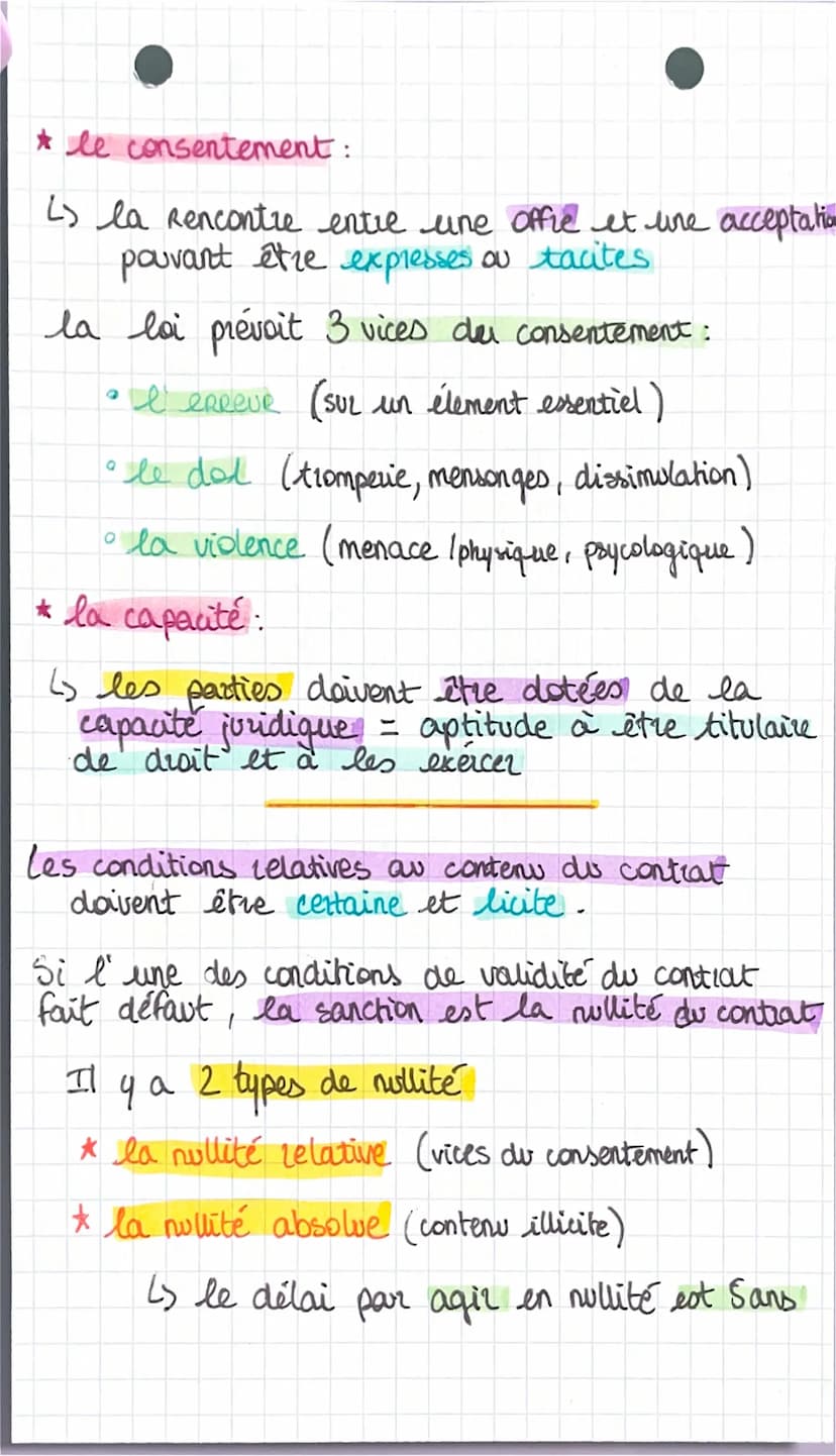 chap 1
112
La formation d'un contrat
un contrat est un accord de volonté entre
deux ou plusieurs personnes (parties) destiné à
créeR, modifi