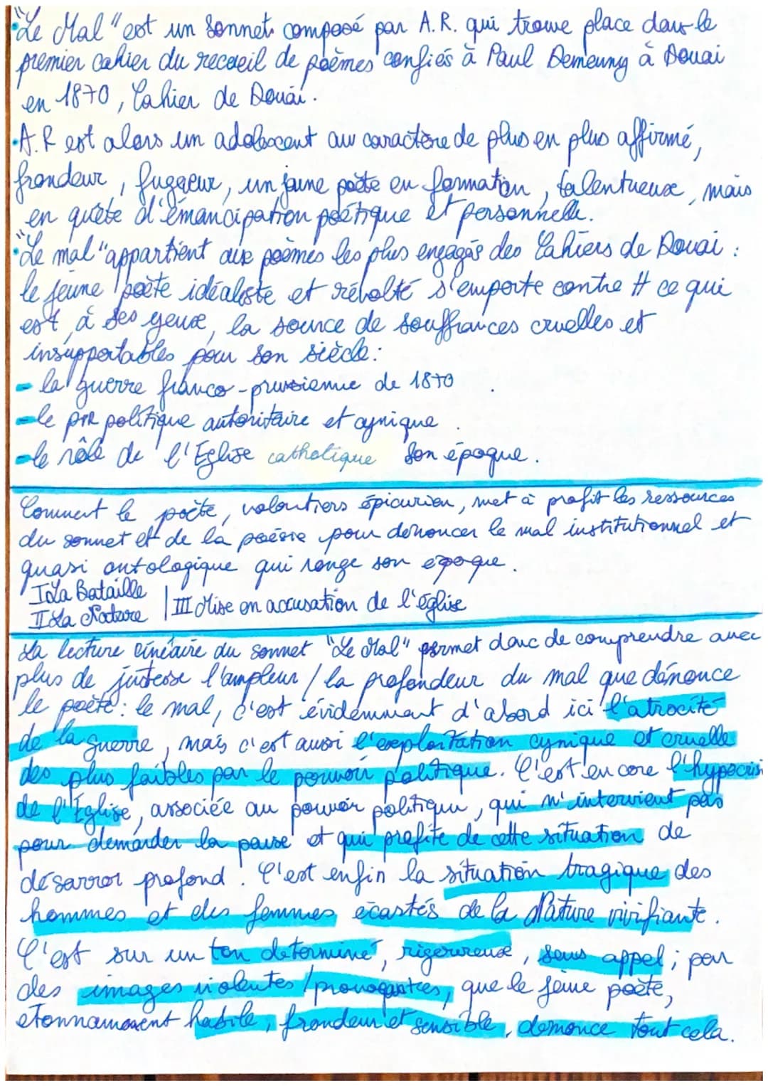 coyono de
subordinate
Synesthesie
the vidi guerre = personerfic
3- deshumanises
horreur
Tandis que les crachats rouges de la mitraille
Hle z