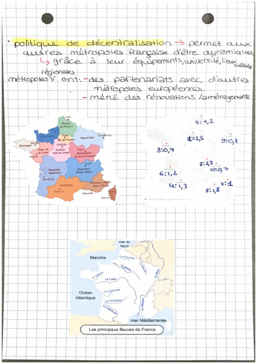 •geographic
Les Aires Urbaines
principales aires urbaines
1. Paris (12,5 M d'hab.)
2. Lyon (23M d'hab.)
3. Marseille (1,8 d'hab.)
4. Toulous