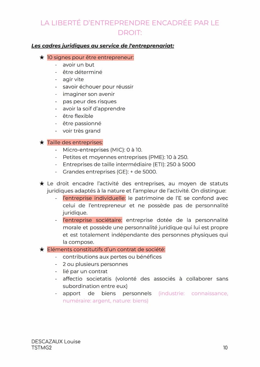 DROIT:
LE DROIT DES CONTRATS
Les notions générales du Droit des contrats:
Un contrat est un accord de volonté entre 2 personnes physiques
et