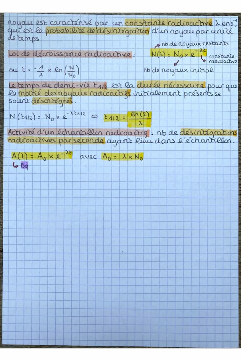 PH CH
Chap. 17: Evolution temporelle d'une transforma
I- La radioactivité:
Noyau de l'atome: protons p (@) et neutrons n (nulle).
Noyaux iso