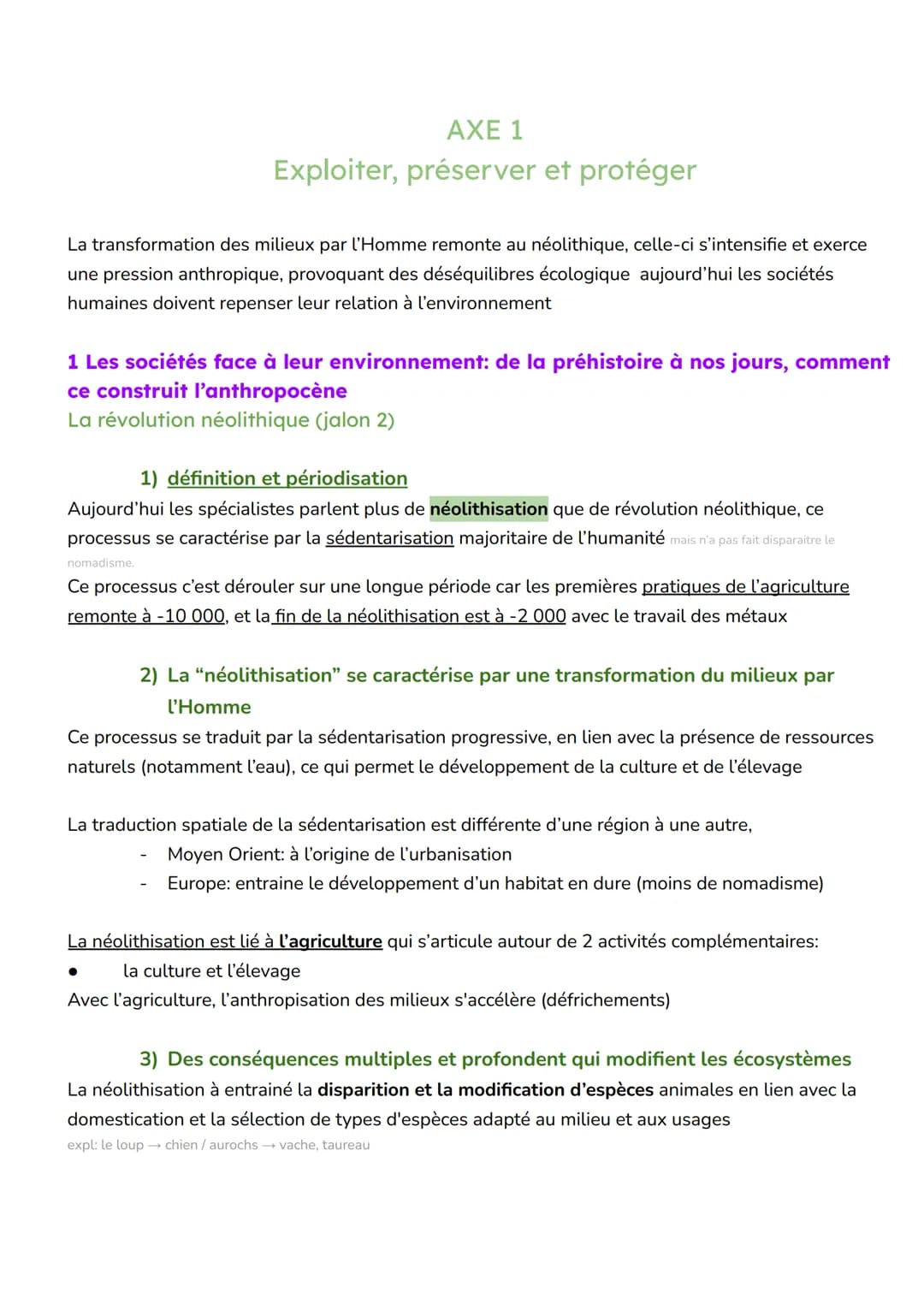 Thème 5: L'environnement,
entre exploitation et protection: un enjeu planétaire
PBQ générale:
Comment et pourquoi à émérgé la question envir