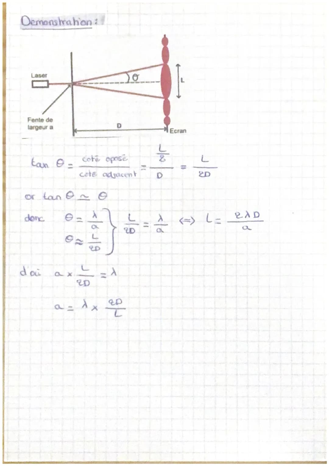 Chapitre
la diffraction d'une onde
I- Rannel
Une onde est mecanique si elle a besoin d'un milieu materiel pour
se propager, onde sonores, on