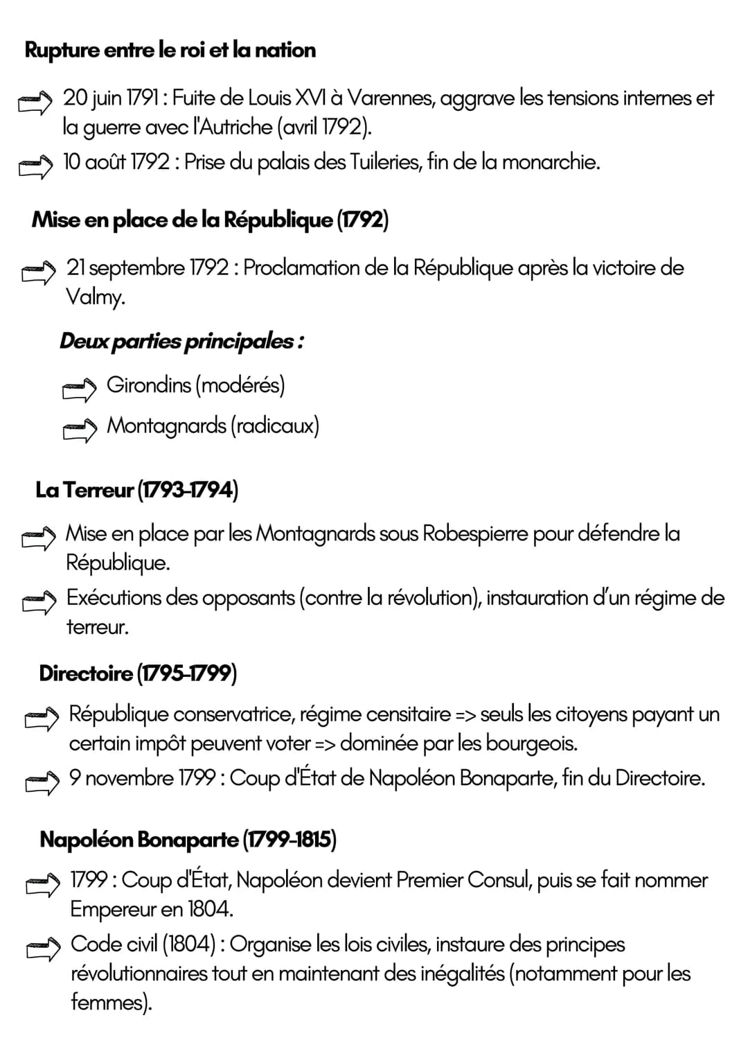 ↑ ↑
L'EUROPE FACE AUX RÉVOLUTIONS
Révolution: Changement radical d'une organisation sociale, avec un
basculement rapide vers une nouvelle èr