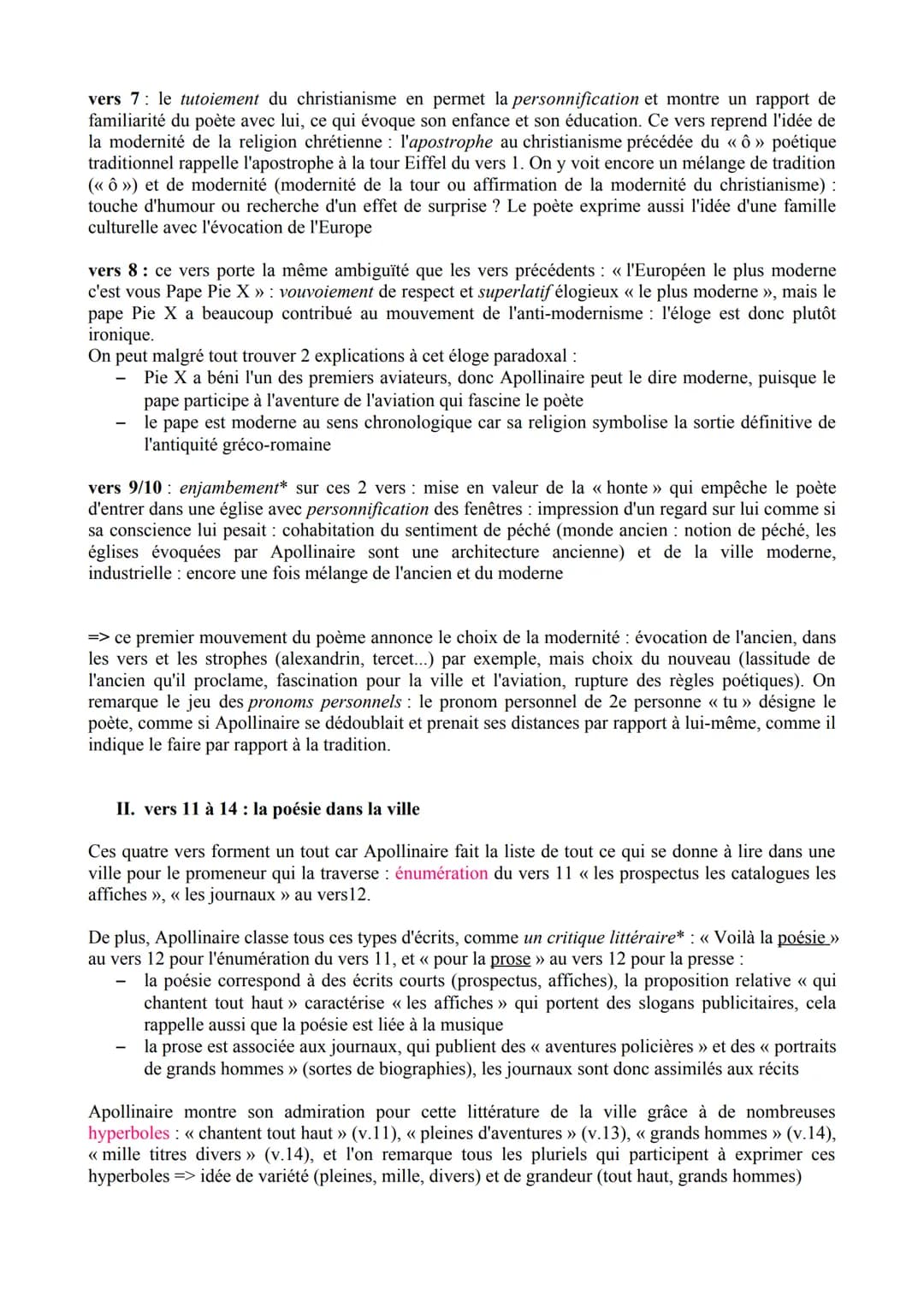 Introduction :
Poésie: Modernité poétique ?
Alcools d'Apollinaire, 1913
Lecture linéaire
<< Zone », vers 1 à 24
Le vrai nom d'Apollinaire (1