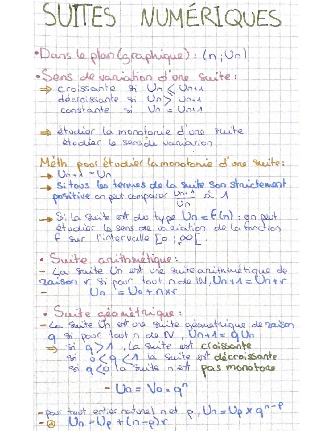 Explorer les suites numériques mathématiques