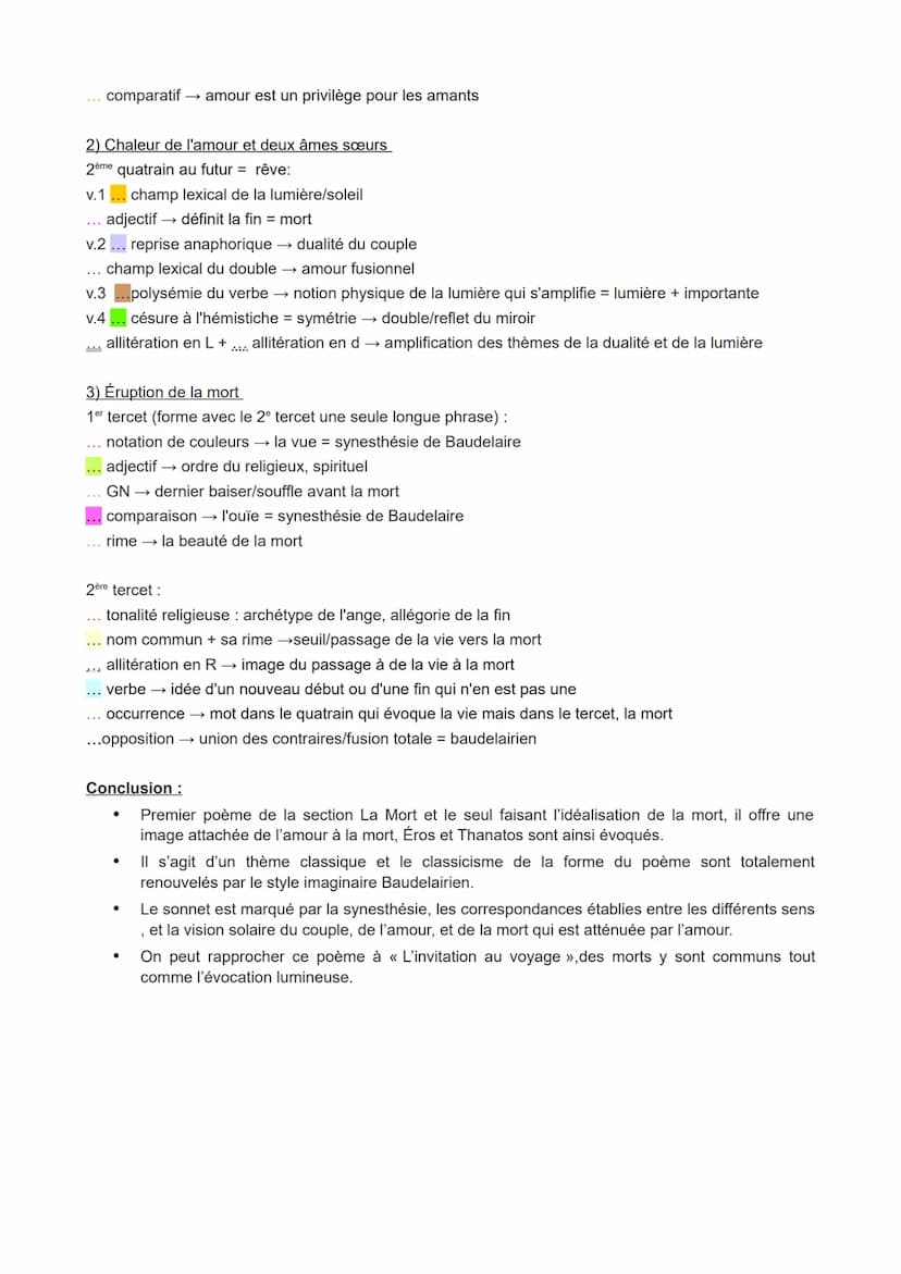 Texte 16 : Les Fleurs du Mal, Charles Baudelaire (1857)
«La mort des amants», La mort
Nous aurons des lits pleins d'odeurs légères,
Des diva