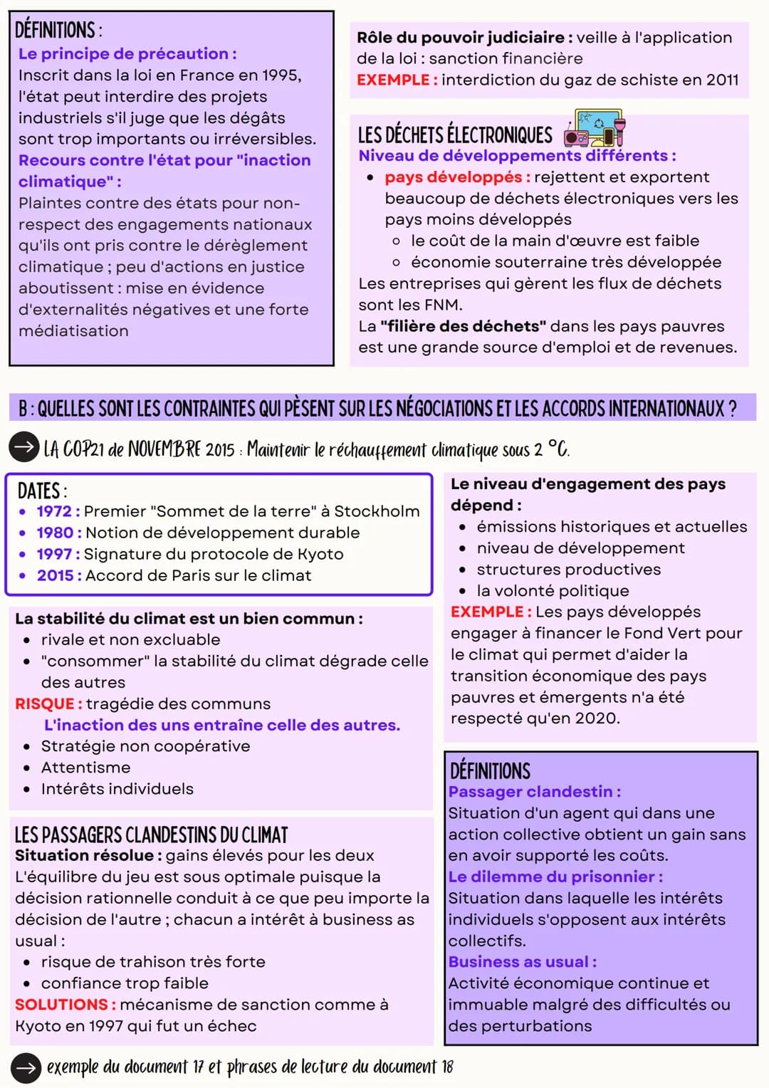 QUELLE ACTION PUBLIQUE POUR L'ENVIRONNEMENT ?
A: QUELLES SONT LES ACTEURS DES QUESTIONS ENVIRONNEMENTALES?
DÉFINITIONS:
Société Civile Organ