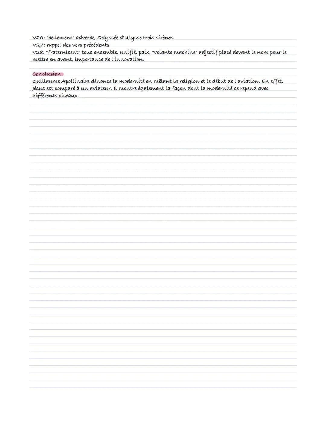 Français
Texte 6: Zone (extrait), Guillaumes Apollinaire, Alcools, 1913
Intro:
Zone de Guillaume Apollinaire est un poème moderne qui ouvre 