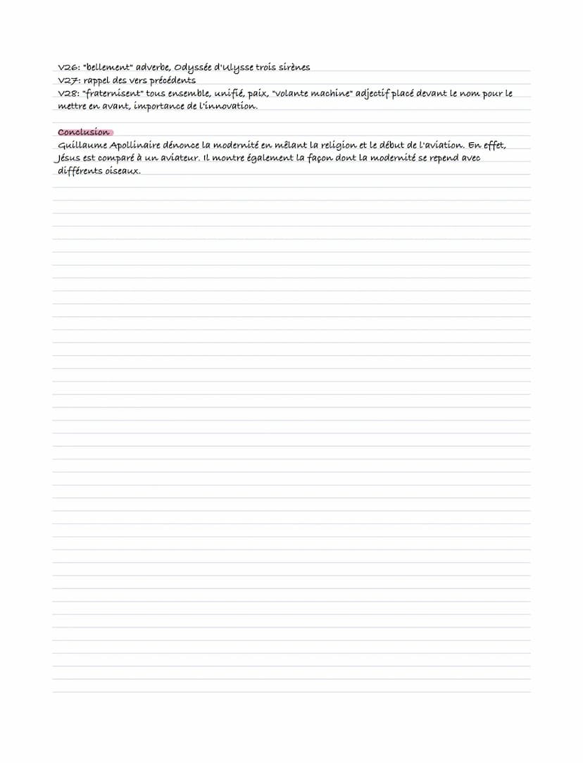 Français
Texte 6: Zone (extrait), Guillaumes Apollinaire, Alcools, 1913
Intro:
Zone de Guillaume Apollinaire est un poème moderne qui ouvre 